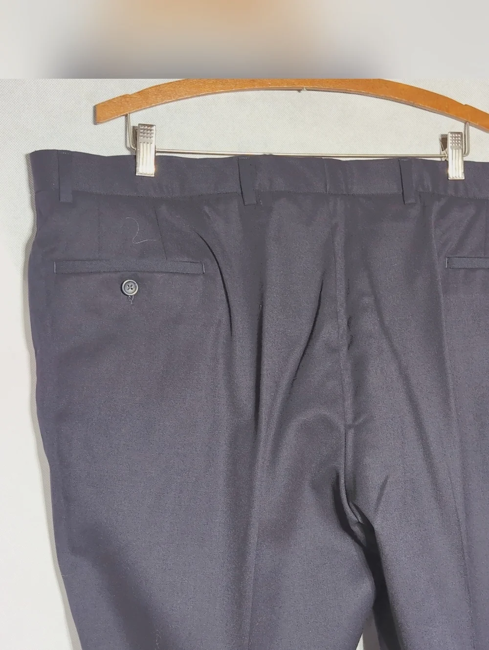 Joseph & Feiss Sz 44 Wool Men's Navy Blue Dress Pants